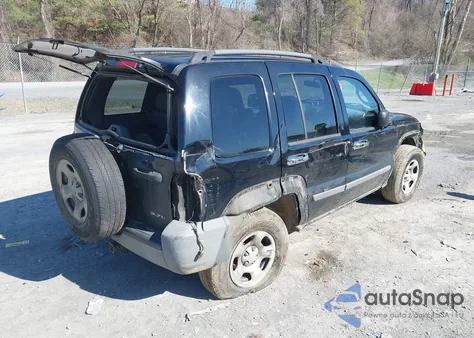 2005 Jeep Liberty Sport из США, поврежденный, VIN 1J4GL48K75W620832